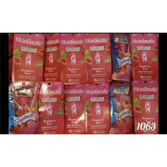 48 Schick women's skintimate razors raspberry rain #1063